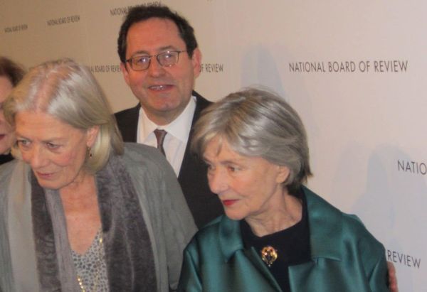 Emmanuelle Riva with Vanessa Redgrave and Michael Barker for Michael Haneke's Amour